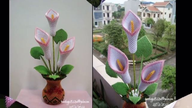 3D Origami Flower Collection - Bộ sưu tập mẫu hoa xếp Origmai 3D смотреть онлайн