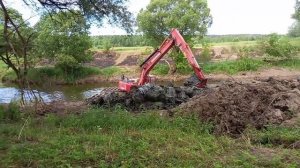 Малоярославец, река Лужа 2023 год.