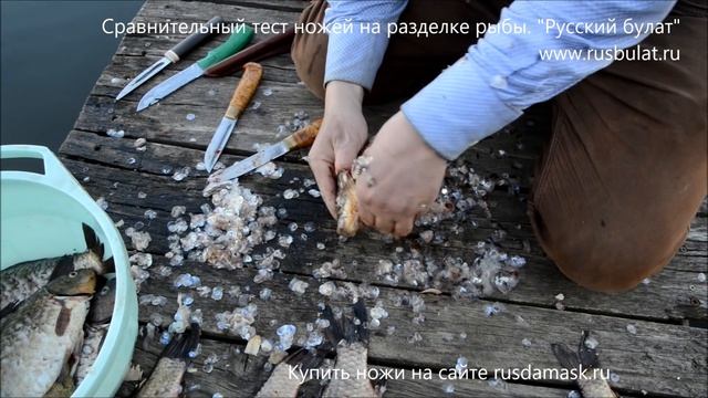 Сравнительный тест ножей на разделке рыбы