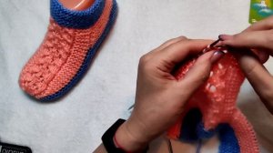 Носки-следки за пару часов➡️. МК. На двух спицах без шва на подошве ‼️. Практично и просто ?