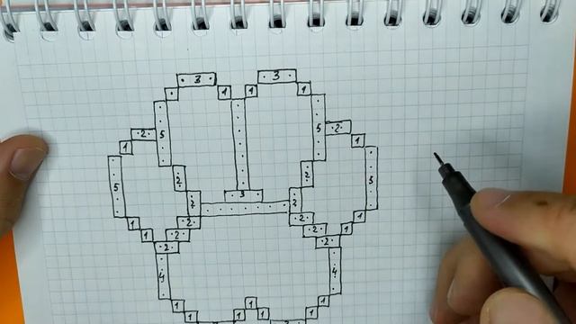 How to draw Rainbow foot / Как нарисовать радужную лапку Рисуем по клеточкам лапку радугу Pixel ar смотреть онлайн