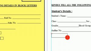 How To Make School Student Information Slip For ID Card & SMS In Pagemaker In Hindi