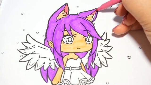 Coloring Gacha Life Раскраска Гача (Гаша) Лайф смотреть онлайн