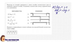 Задание 18 | ЕГЭ 2024 Математика (база) | Неравенства