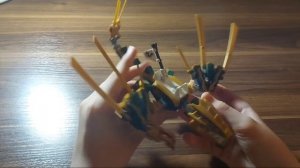 LEGO Ninjago Ниндзяго 70666 Золотой Дракон Обзор