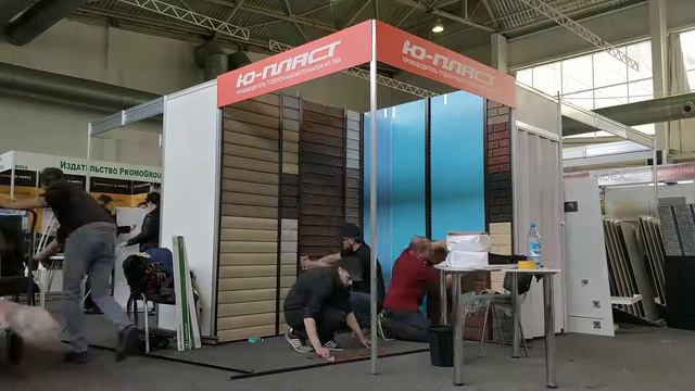 монтаж выставки за 2 минуты!!! смотреть онлайн