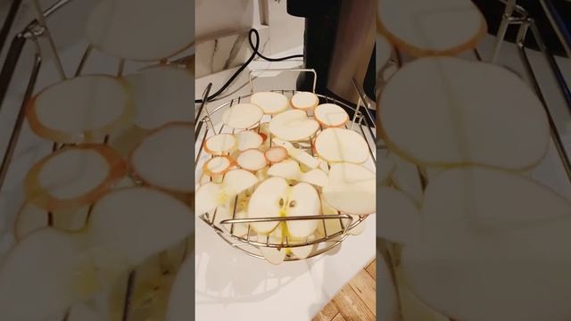 Make dehydrated apple chips healthy clean snack in the ninja foodi смотреть онлайн