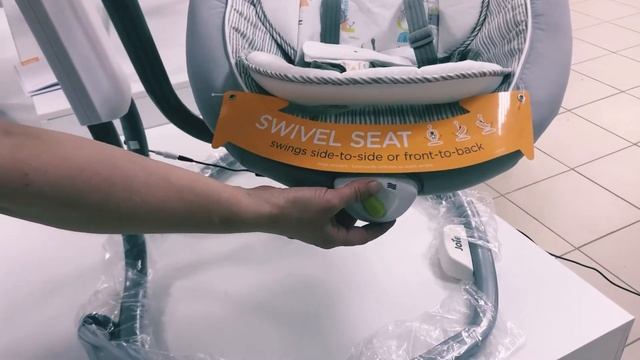 Электрокачели шезлонг Joie Serina Swivel