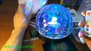Led magic Ball Light Музыкальный Шар RGB 220v (посылка №59)
