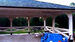 Навес для машин 6х9 четырехскатный