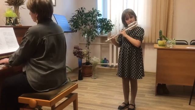 В. Коровицын «Монплезир» исп. Минасьянц Александра 7лет флейта смотреть онлайн