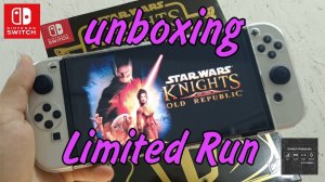 Star Wars: Knights of the Old Republic - Unboxing Limited Run fo Nintendo Switch