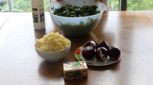 Рецепт начинки из шпината и сыра для осетинских пирогов.