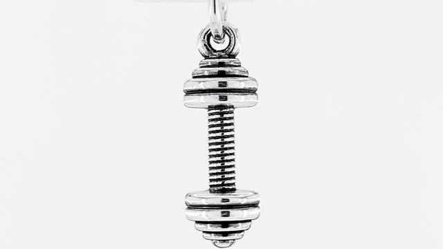 Подвеска "Гантель". Серебро 925. Арт 50 30041ч смотреть онлайн