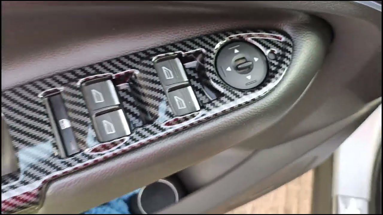 форд куга 2 накладки ручек дверей карбон