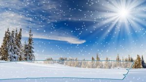 Футаж зима 1| Footage winter 1