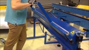 Листогиб KETTER ZG  гибка на 2 метра + отбортовка 8 мм