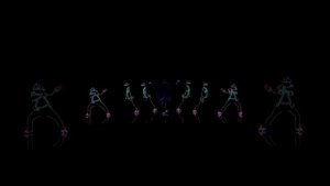 Танец ? шоу в темноте