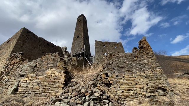 Чечня.Бомбический вид в высокогорье Итум-калинского района с.Мацкарой смотреть онлайн