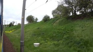 Прибытие поезда в Лубны (Украина)