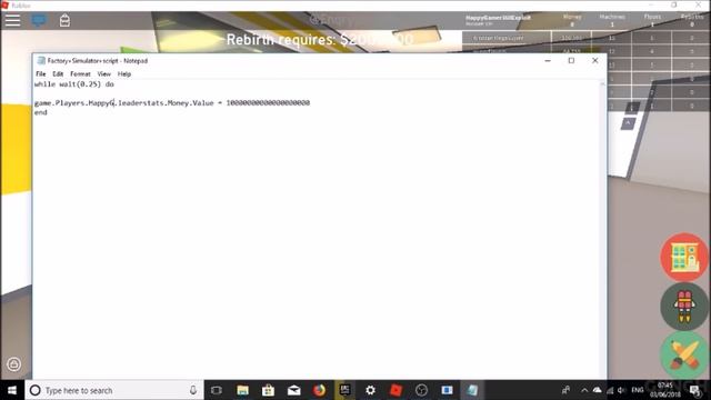 Factory Simulator | Unlimted Money Script | Roblox смотреть онлайн