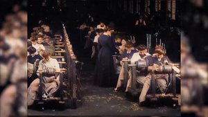 1904 год - Производство электродвигателей (в цвете) / Production of electric motors