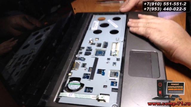 Собираем ноутбук Acer Aspire 5750G P5WE0 смотреть онлайн