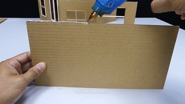 Как дома сделать особняк из картона - домик из палочек для мороженого - дом мечты # 33 смотреть онлайн