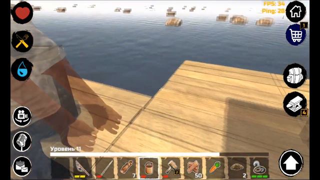 Выживание в Raft #2: сплавали на огромный остров смотреть онлайн