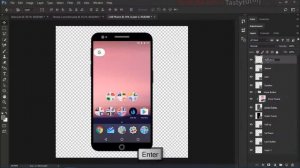 Creating Android Cell Phone In Photoshop cc