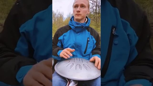 С глюкофоном плывем по реке / steel tongue drum, tank drum