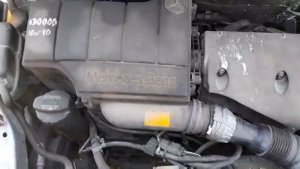 Видео работа двигателя MERCEDES A W168 1.6 i