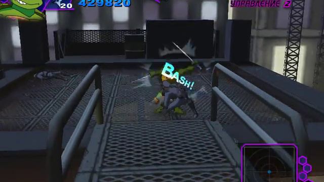 Прохождение Черепашек ниндзя 2003.Часть 11 (Леонардо) на сложном уровне и на все 6 жизни смотреть онлайн