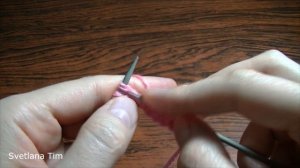 Простые узоры спицами. Вяжем Теневой Узор ДИАГОНАЛЬНЫЙ РИС № 271