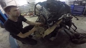 N54 от BMW X6 Часть 3: «Навесное оборудование. Стыковка с АКПП. Установка на кузов»