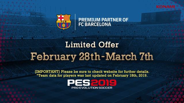 PES 2019 - FC Barcelona Club Selection Trailer