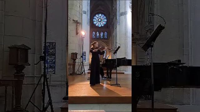 М.Каналь.Соната для скрипки с фортепьяно.Исполняют Анна Жбанова и Клара Даншон 16.05.2023г.Париж