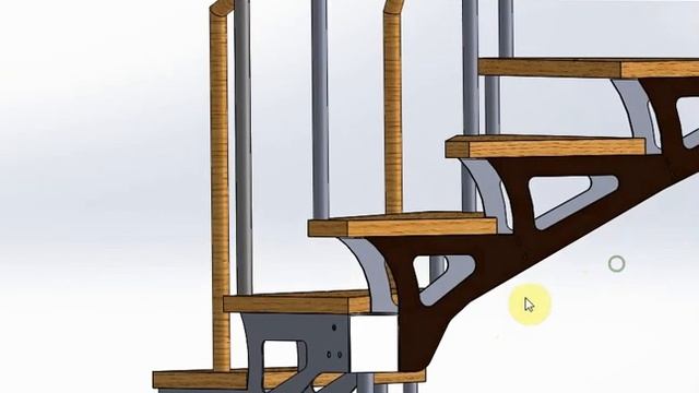 Лестница на косоуре и больцах. смотреть онлайн