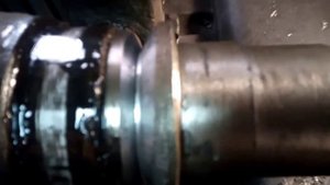 Ремонт чулка заднего моста автобуса Богдан