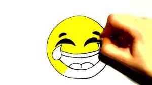 How to Draw a Laughing Smiley/Emoji...Как Нарисовать Смеющийся Смайлик/Эмоджи