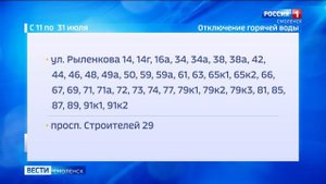 В Промышленном районе Смоленска горячую воду отключат почти в 60 домах