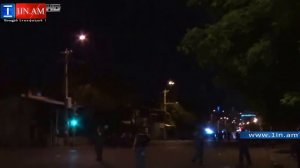 Столкновения полиции с протестующими в Ереване