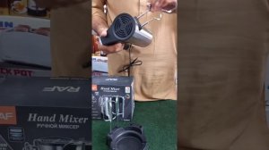 RAF Hand Mixer 800w 5 speed operation 2 beaters 2 Hooks