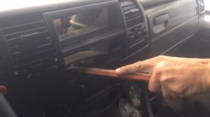 Установка 2 Din магнитолы в газель