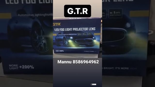 GTR FOG LIGHT PROJECTOR FOR ALL ROUND SHAPE CARS #GTR #MANNOFFICIALS #projector #led #foglights