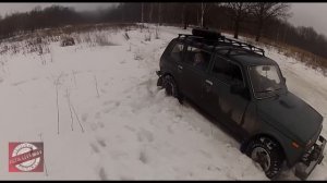 Нива 2131 в снегу ИЛИ "СдУвайтесь, Господа!"