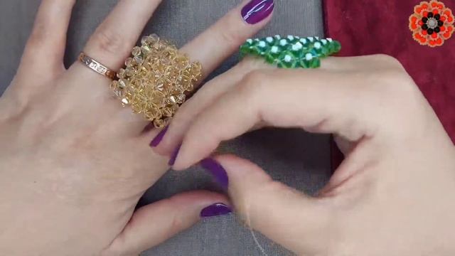 Кольцо Ромб из Биконус смотреть онлайн