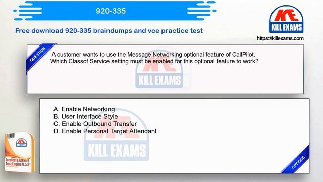 920-335 - BCM50 3.0 Installation and Initial Configuration 2020 Update Question Bank