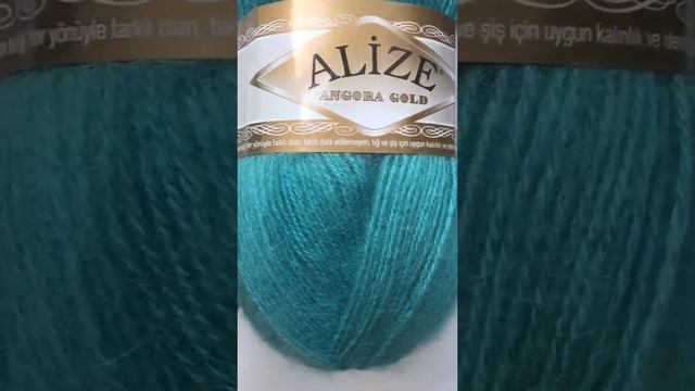 Подробный обзор пряжи Alize Angora Gold(Полушерсть с ангорой) №164 Лазурный