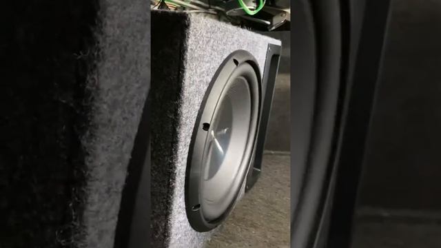 Pioneer subwoofer punches pretty hard…